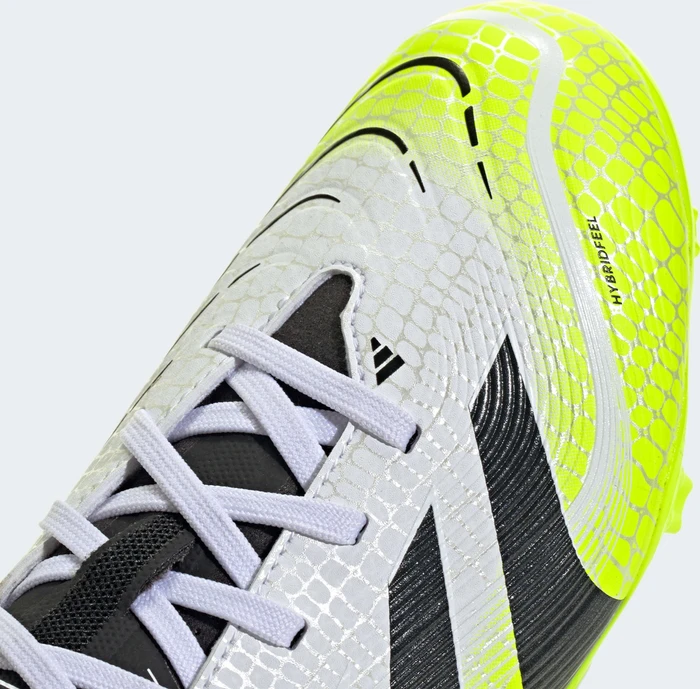adidas Predator League FG/MG cloud white/core black/lucid lemon (Junior)