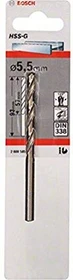 Bosch Professional HSS-G Spiralbohrer, 5.5x57x93mm, 1 Stück