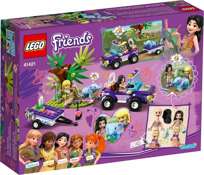 LEGO Friends - Rettung des Elefantenbabys mit Transporter