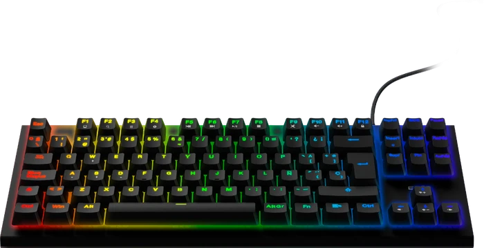 Energy Sistem ESG K6 Mechanik TKL Gaming Keyboard, LEDs RGB, BLUE Switches, USB, ES