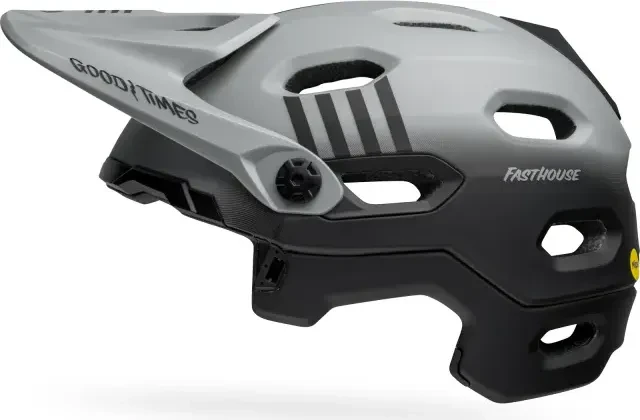 Bell Super DH Spherical Fullface-Helm fasthouse taco tuesday matte/gray/black