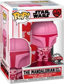 FunKo Pop! - Star Wars - Holiday Valentines The Mandalorian with Grogu
