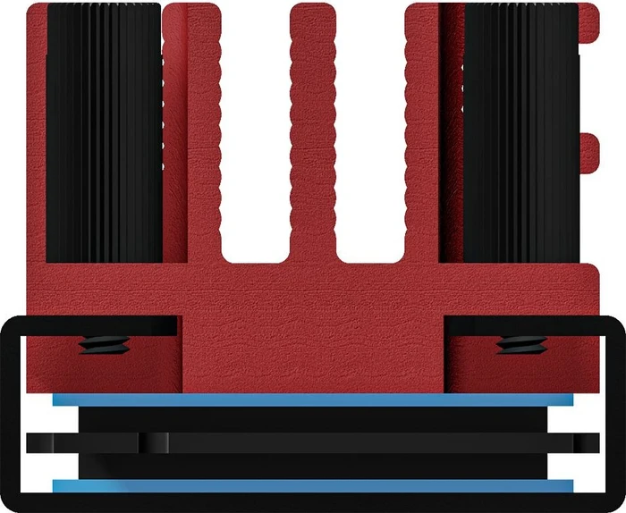 Archgon HS-0130 Kühlkörper für M.2 2280 SSD, rot