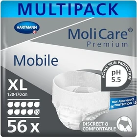 Hartmann MoliCare Premium Mobile 10 Tropfen Schutzhose Größe XL, 56 Stück