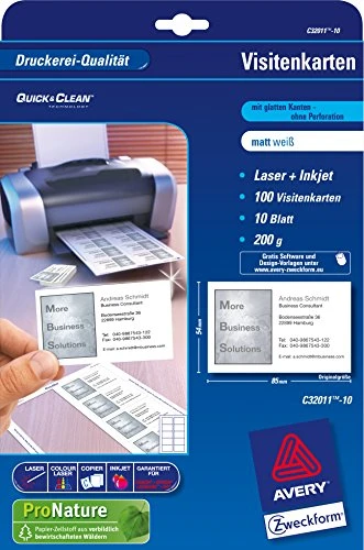 Avery-Zweckform Superior Visitenkarten, 200g, 500 Blatt