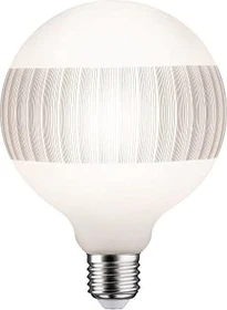 Paulmann Modern Classic Edition LED Globe E27 4.5W/826 warmweiß Ringspiegel liniert schwarz