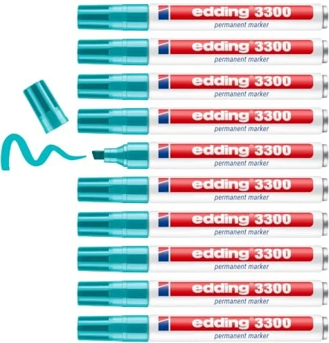 edding 3300 Permanentmarker blau, 10er-Pack