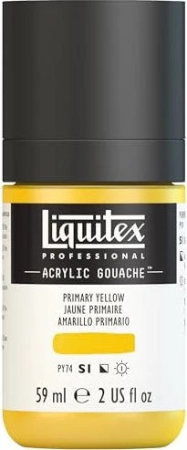 Liquitex Professional Acrylic Gouache primary yellow, 59ml