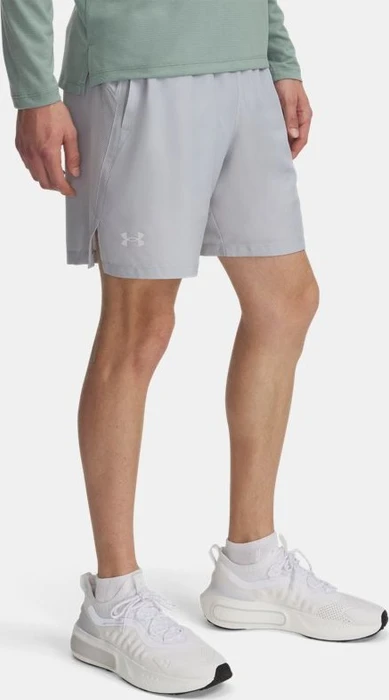 Under Armour Launch Laufhose kurz mod gray/white/reflective (Herren)