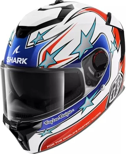 Shark Spartan GT Pro Carbon Flagstaff weiß/rot/blau