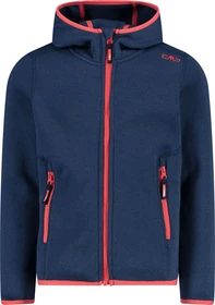 CMP Knit-Tech Meliert Fleece Jacke blue/ink (Junior)
