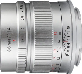 7artisans 55mm 1.4 für Fujifilm X silber