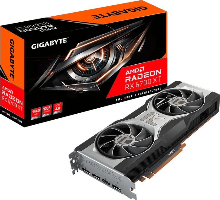 GIGABYTE Radeon RX 6700 XT 12G, 12GB GDDR6, HDMI, 3x DP
