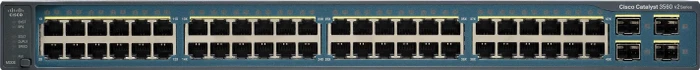 Cisco Catalyst 3560 V2 IP Base Rackmount Managed Switch, 48x RJ-45, 2x SFP