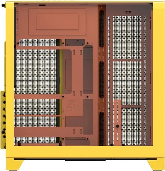 Thermaltake View 390 Air Butter Caramel, gelb, Glasfenster