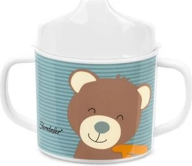 Sterntaler Henkeltasse Trinkbecher mit Trinkaufsatz, 6+M, bär ben