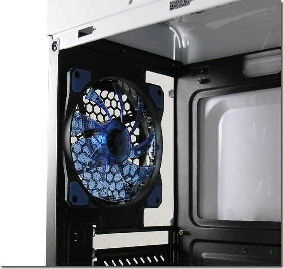 LC-Power Gaming 988W Blue Typhoon, Acrylfenster