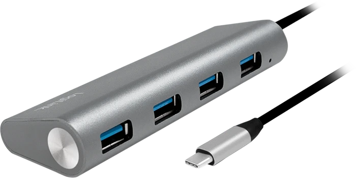 LogiLink USB-Hub, 4x USB-A 3.0, USB-C 3.0 [Stecker]