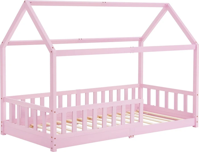 Juskys Marli Kinderbett 90x200cm rosa