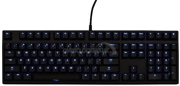 Ducky Zero DK2108S, LEDs blau, MX RED, USB, DE