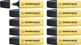 STABILO Boss Original Pastel pudriges gelb, 10er-Pack