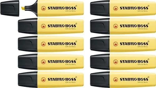STABILO Boss Original Pastel pudriges gelb, 10er-Pack