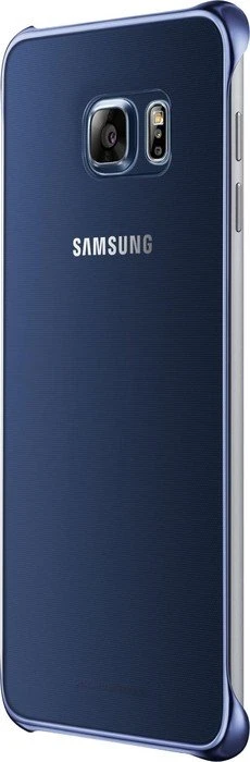 Samsung Clear Cover für Galaxy S6 Edge+ blau