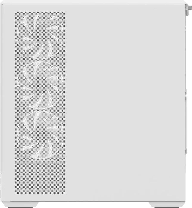 AeroCool P500B Digi White, Glasfenster