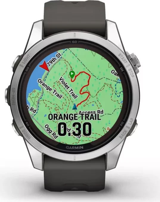 Garmin Fenix 7S Pro Solar graphit