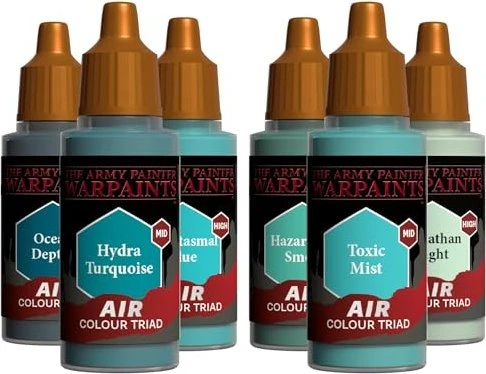 Army Painter Warpaints Air Triad Turquoise Farbset, 6-tlg.