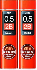 Pentel AinStein Druckbleistiftmine HB 0.5mm graphit, 40er-Pack