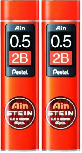 Pentel AinStein Druckbleistiftmine HB 0.5mm graphit, 40er-Pack