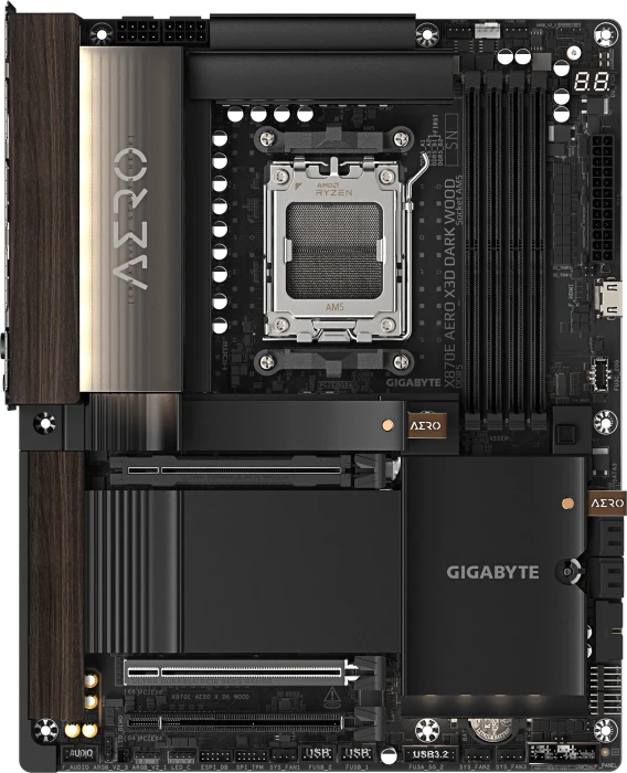 GIGABYTE X870E Aero X3D Dark Wood (AMD AM5)