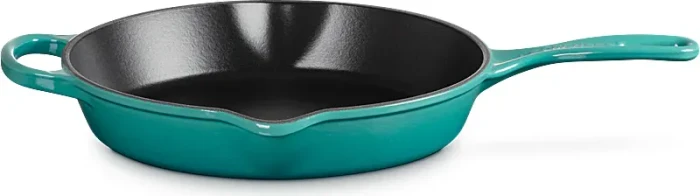 Le Creuset Signature Gusseisen Brat-/Servierpfanne rund 26cm bleu riviera