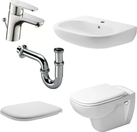Duravit D-Code Wand-WC, weiß