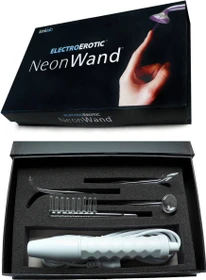 KinkLab NeonWand White Handle Red Light