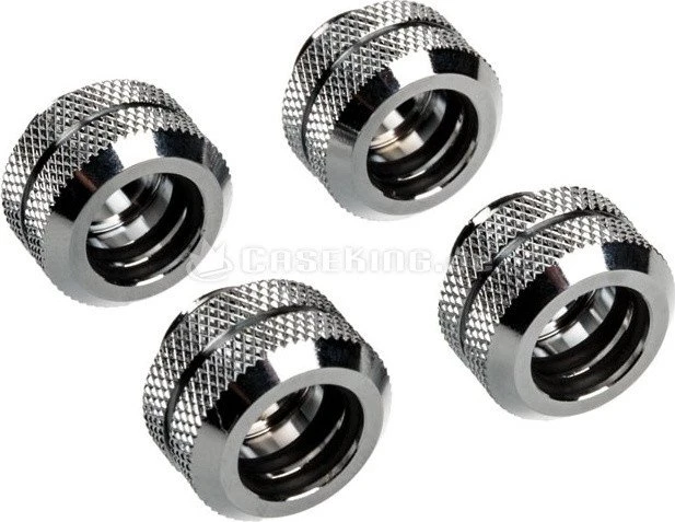 Corsair Hydro X Series XF Hardline, OD Fitting G1/4" auf 12mm, chrome, 4er-Pack