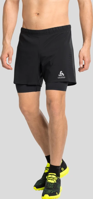 Odlo Zeroweight 5 Inch 2in1 Fahrradhose kurz schwarz (Herren)