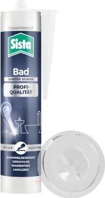 Sista Bad Profi-Qualität Sanitär-Silikon transparent, 280ml