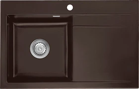 systemceram Stema 80 Einbau Becken links siena