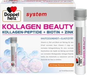 Doppelherz system Kollagen Beauty Orange-Maracuja Trinkampullen, 30 Stück