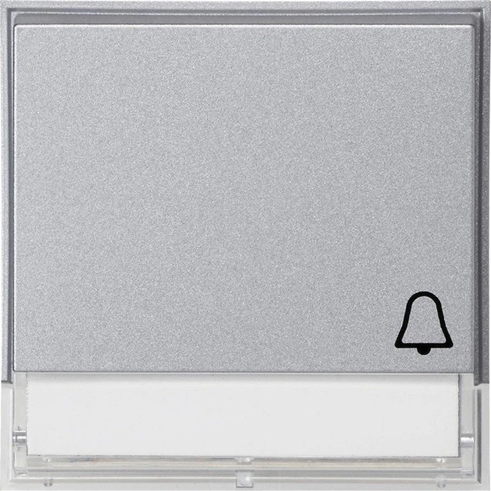 Gira TX_44 Wippe mit Symbol und Beschriftungsfeld, alu