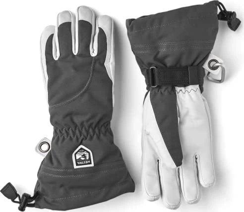Hestra Heli Skihandschuhe grey/offwhite (Damen)