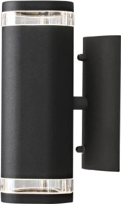 Konstsmide Modena GU10 35W 8.5cm Wandleuchte 2-flammig schwarz