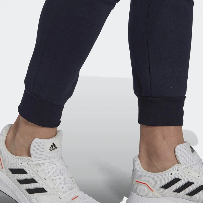 adidas Essentials Fleece Regular Tapered Trainingshose lang legend ink/white (Herren)