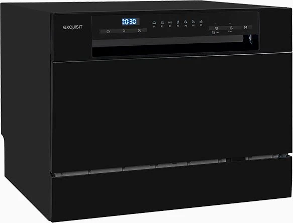Exquisit GSP206-030D Tisch-Geschirrspüler schwarz
