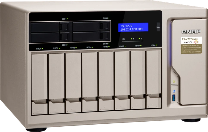 QNAP Turbo Station TS-1277-1700-16G 24TB, 16GB RAM, 4x RJ-45 1000Base-T, 1x USB-C 3.1