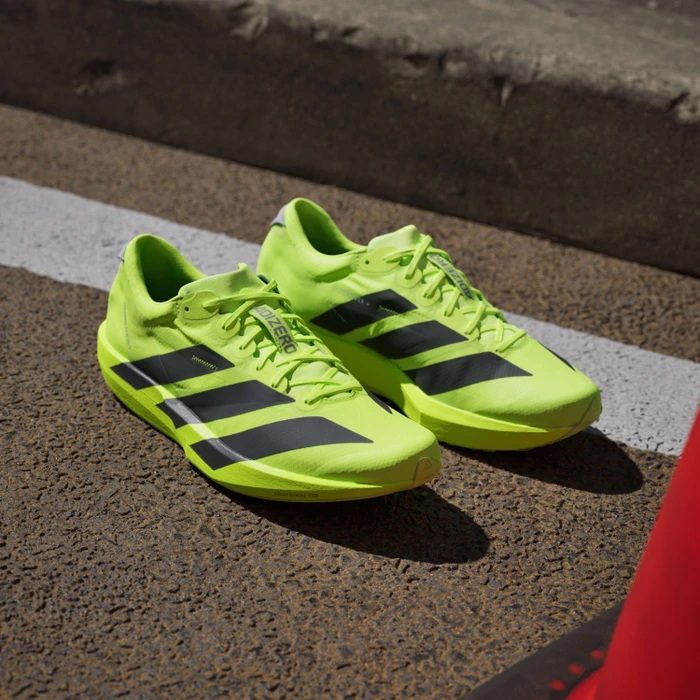 adidas Adizero Adios 9 lucid lemon/core black/halo silver (Herren)