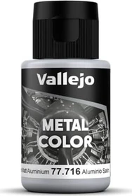 Vallejo Metal Color 716 semi matt aluminium, 32ml