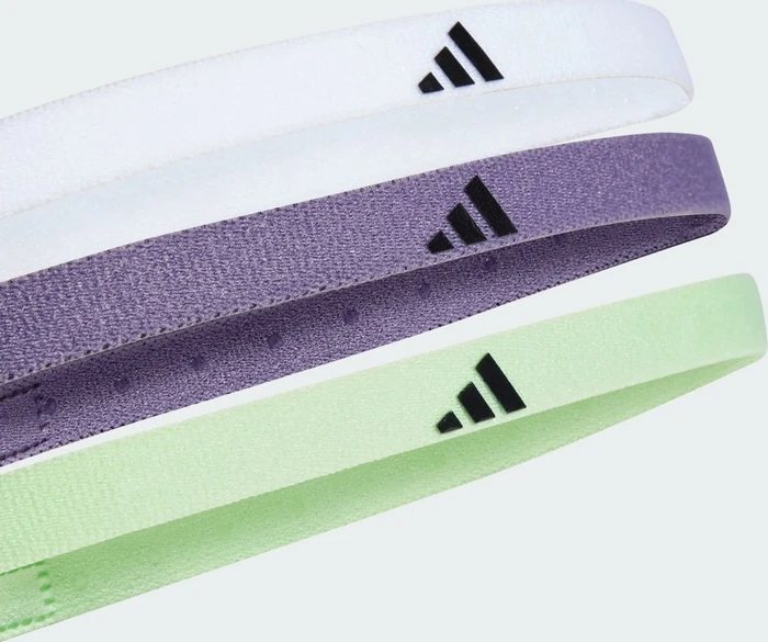 adidas 3er-Pack Haarband semi green spark/shadow violet/white